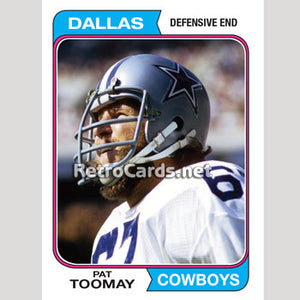 1974TMLB Pat Toomay Dallas Cowboys
