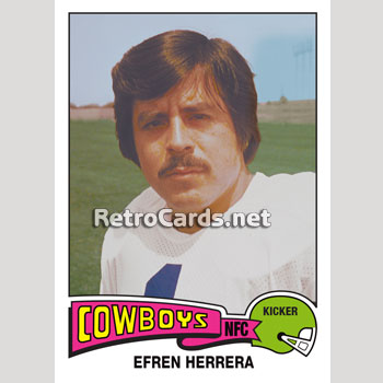 1975T-Efren-Hererra-Dallas-Cowboys