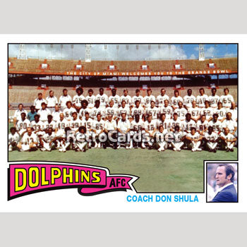 1969T Miami Dolphins RetroCards Set