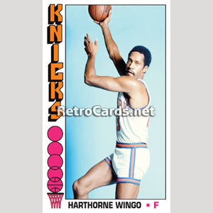 1976-77T Harthorne Wingo New York Knicks