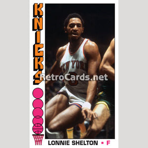 1976-77T Lonnie Shelton New York Knicks