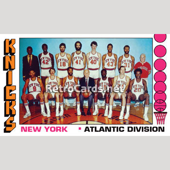 1976-77T Team New York Knicks – RetroCards