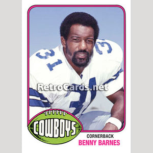 1976T Benny Barnes Dallas Cowboys