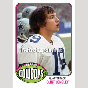 1976T Clint Longley Dallas Cowboys