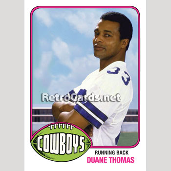 1976T Duane Thomas Dallas Cowboys – RetroCards