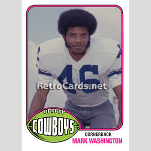 1976T Mark Washington Dallas Cowboys