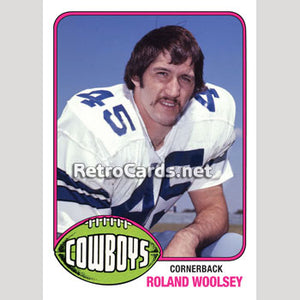 1976T Roland Woolsey Dallas Cowboys