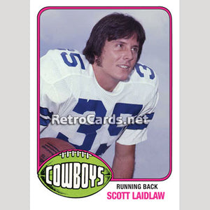 1976T Scott Laidlaw Dallas Cowboys
