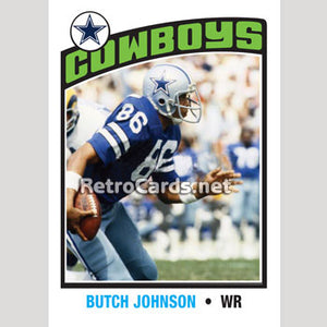 1976TNHL Butch Johnson Dallas Cowboys