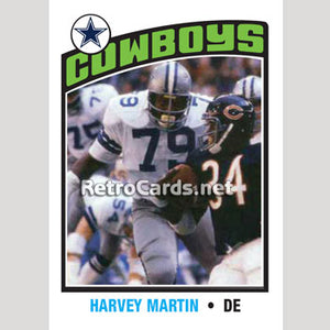 1976TNHL Harvey Martin Dallas Cowboys