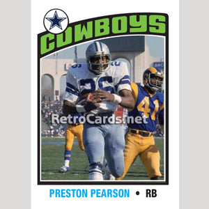 1976TNHL Preston Pearson Dallas Cowboys