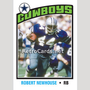 1976TNHL Robert Newhouse Dallas Cowboys
