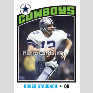 1976TNHL Roger Staubach Dallas Cowboys