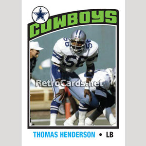 1976TNHL Thomas Henderson Dallas Cowboys