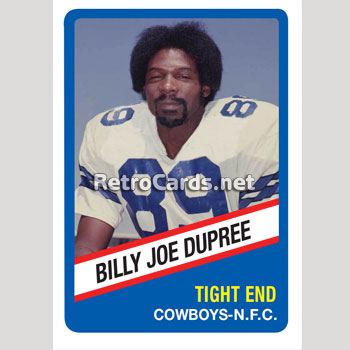 Dallas Cowboys Billy Joe Dupree 89 Vintage Jersey 70's Sand