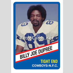 1976W Billy Joe Dupree Dallas Cowboys