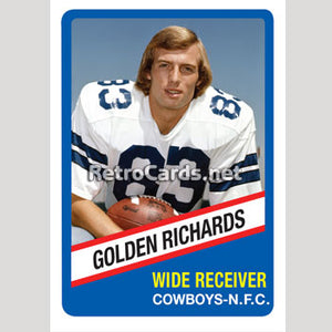 1976W Golden Richards Dallas Cowboys