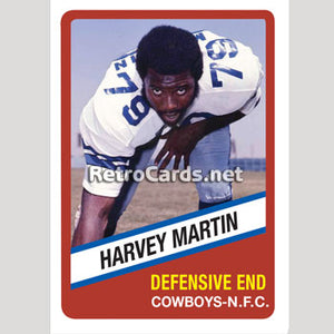 1976W Harvey Martin Dallas Cowboys