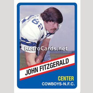 1976W John Fitzgerald Dallas Cowboys