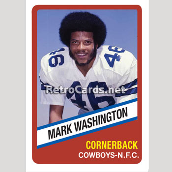 1976W Mark Washington Dallas Cowboys – RetroCards