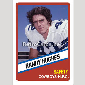 1976W Randy Hughes Dallas Cowboys
