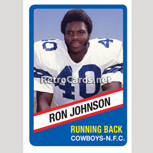 1976W Ron Johnson Dallas Cowboys