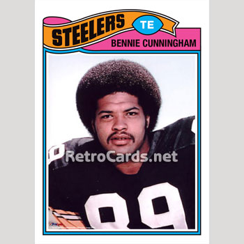 1977T-Bennie-Cunningham-Pittsburgh-Steelers