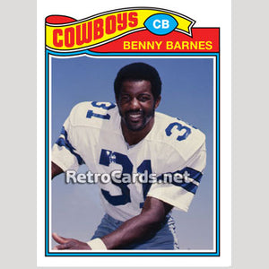 1977T Benny Barnes Dallas Cowboys