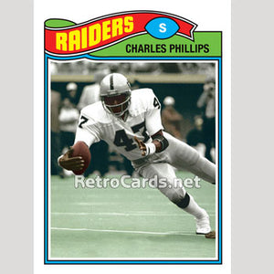 1977T Charles Phillips Oakland Raiders