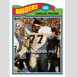 1977T Charles Philyaw Oakland Raiders
