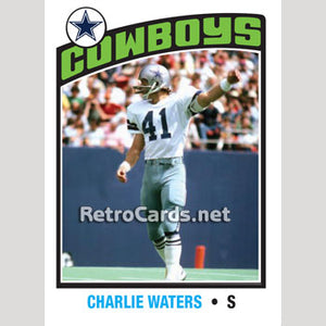 1976TNHL Charlie Waters Dallas Cowboys