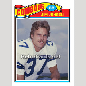 1977T Jim Jensen Dallas Cowboys