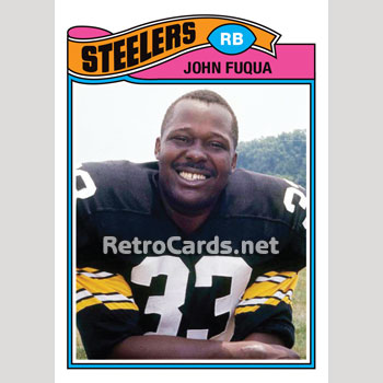 : 1971 Topps # 76 John Fuqua Pittsburgh Steelers (Football Card)  VG Steelers Morgan St : Collectibles & Fine Art