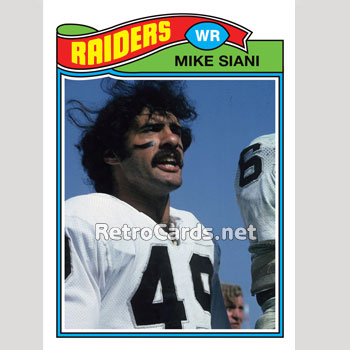 1977T Mike Siani Oakland Raiders
