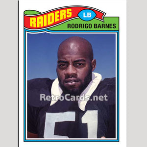 1977T Rodrigo Barnes Oakland Raiders