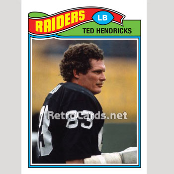 Ted Hendricks Oakland Raiders Throwback Football Jersey