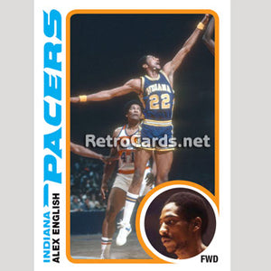 1978-79T Alex English Indiana Pacers
