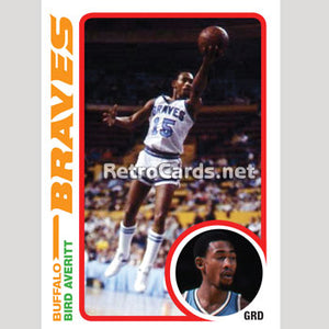1978-79T Bird Averitt Buffalo Braves
