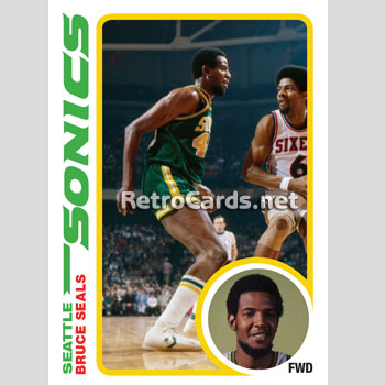 1978-79T Bruce Seals Seattle SuperSonics – RetroCards