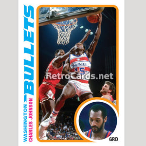 1978-79T Charles Johnson Washington Bullets