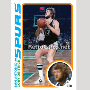 1978-79T Coby Dietrick San Antonio Spurs