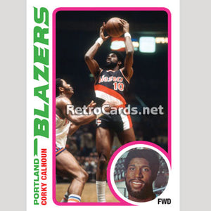 1978-79T Corky Calhoun Portland Trailblazers