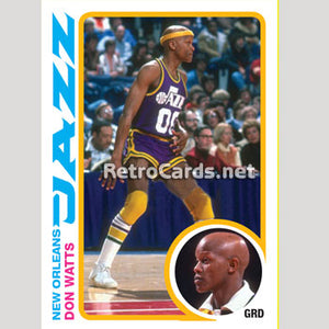 1978-79T Don Watts New Orleans Jazz