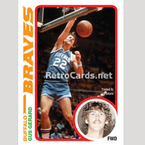 1978-79T Gus Gerard Buffalo Braves