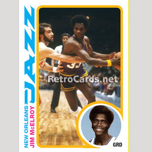 1978-79T Jim McElroy New Orleans Jazz