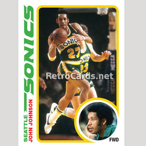1978-79T John Johnson Seattle SuperSonics