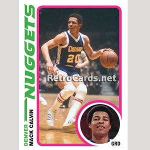 1978-79T Mack Calvin Denver Nuggets