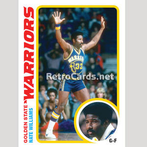 1978-79T Nate Williams Golden State Warriors