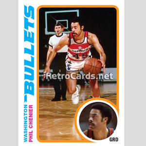 1978-79T Phil Chenier Washington Bullets