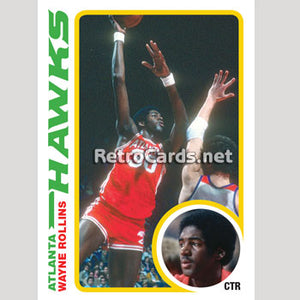 1978-79T Wayne Rollins Atlanta Hawks